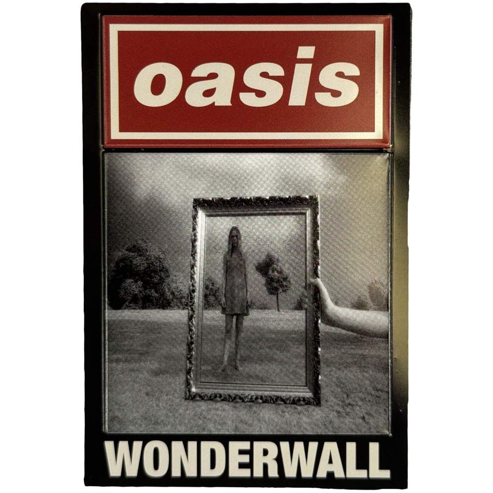 Oasis - Wonderwall Single KÃ¼hlschrankmagnet - Mehrfarben